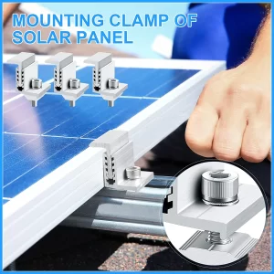 Adjustable Aluminum Solar End Clamp